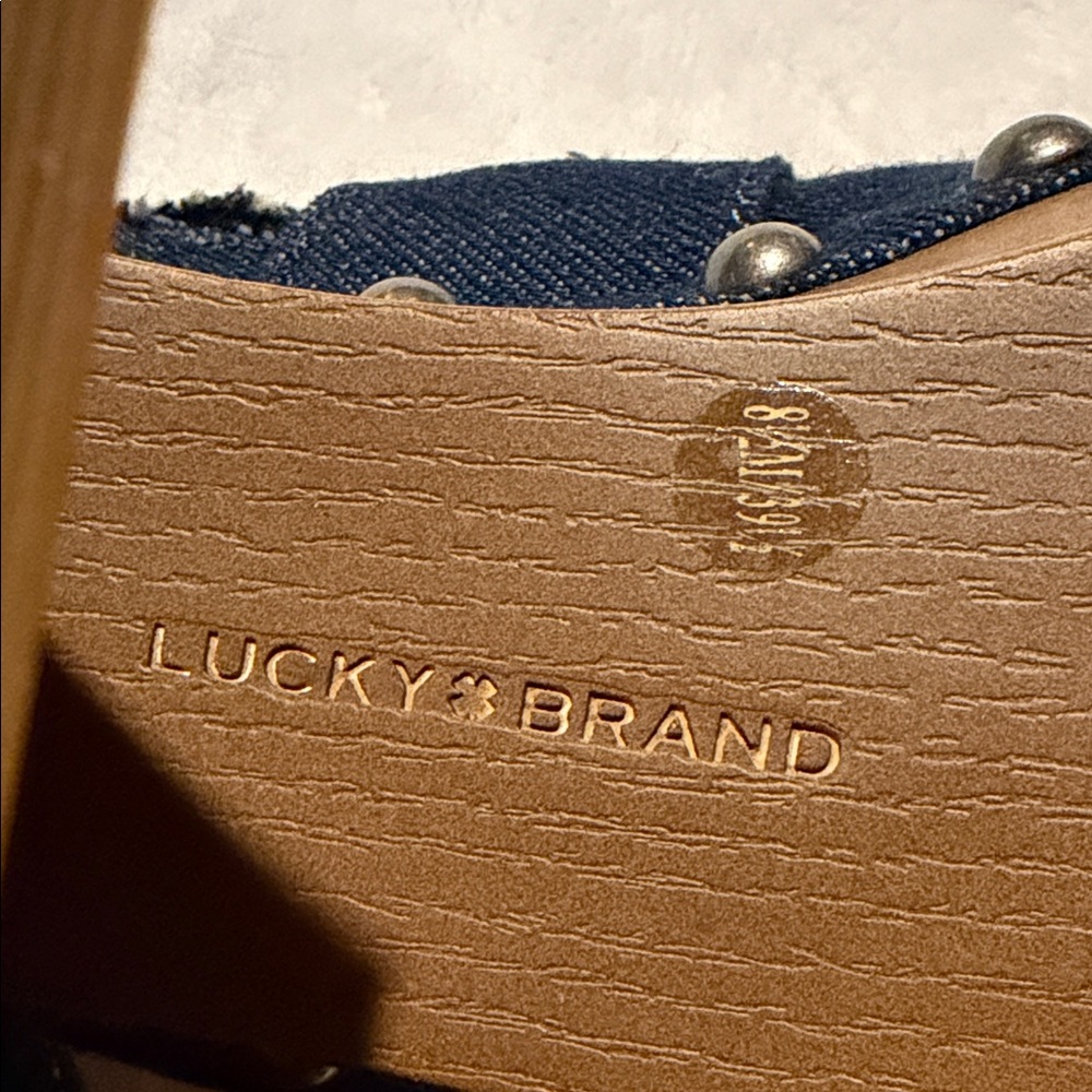 Lucky Brand Women's Denim Blue Mules - Picture 8 of 10
